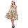 Abito Banned - Uccelli Beige Dress S