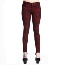 Pantalon stretch camée Banned rouge XL