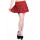 Minifalda Banned - rojo tartán M