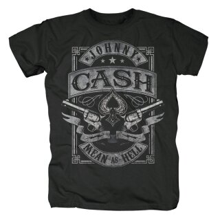 T-shirt Johnny Cash - Mean as Hell M