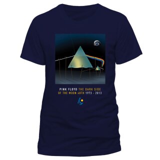 T-Shirt Floyd rose en bleu - Dali XXL