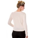 Cardigan Banned - Goth Lace Beige S