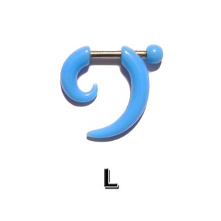 Spiral perforadora falsa en tamaño L azul