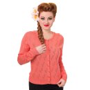 Cardigan Banned - Flamingo Punch Coral S