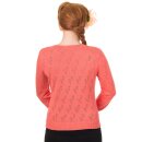 Banned Cardigan - Flamingo Punch Coral 4XL