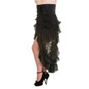 Banned Skirt - Victorian Gothic Lace Black