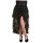 Falda de salmón Banned - Encaje gótico victoriano Negro XXL