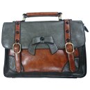 Banned Handtasche / Henkeltasche - Leather Bow Grau