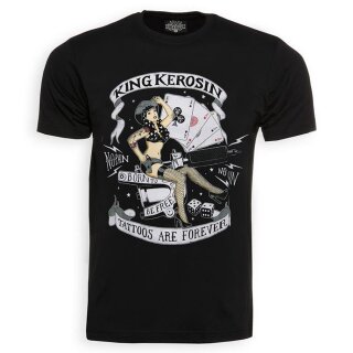 King Kerosin T-Shirt - No Pain No Gain Black