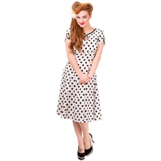 Banned 50er Vintage Kleid - Wonderwall Weiß