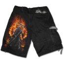 Spiral Herren Kurze Hose - Flaming Death Shorts