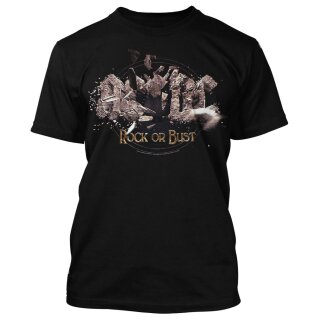 AC/DC T-Shirt - Rock Or Bust Explosion S