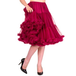Banned Petticoat - Lifeforms Burgunderrot XS/S