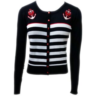 Banned Cardigan - Private Party Schwarz