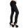Banned Skinny Jeans Hose - Corset Style Schwarz