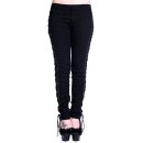 Pantalones de jeans delgados prohibidos - Corset Style Black XS