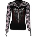 Top in pizzo a Spiral a maniche lunghe - Legend Of The Wolves S