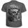 Spiral T-Shirt - Death Mask Grau S