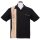 Steady Clothing Vintage Bowling Shirt - V8 Pinstripe Panel S