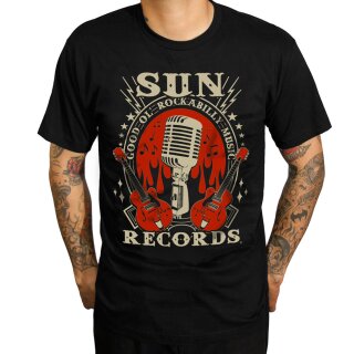 Sun Records by Steady Clothing T-Shirt - Rockabilly Music