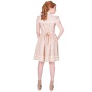 Banned Vintage Gothic Dress - Rise Of Dawn Beige