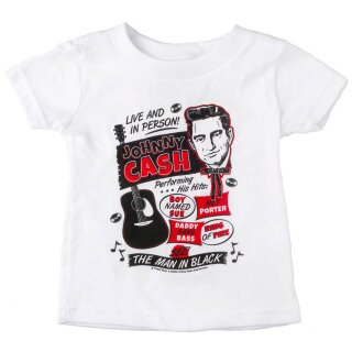 Johnny Cash Kids T-Shirt - Flyer 4 Years