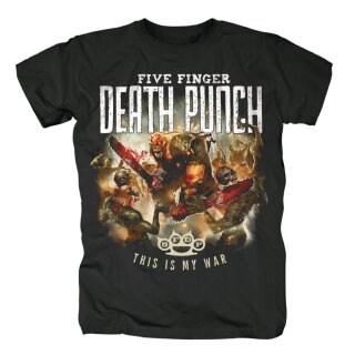 Camiseta de Cinco Dedos de Golpe de Muerte - This Is My War XL