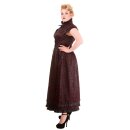Banned Vintage Gothic Kleid - Ivy Pattern XL