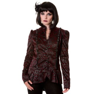 Banned Gothic Jacke - Ivy Pattern Blazer S