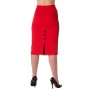 Dancing Days Pencil Skirt - Tori Red M