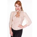 Chemisier Steampunk Banned - Chemise Rise Of Dawn Beige XS