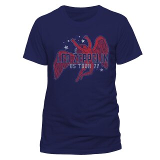 T-Shirt Led Zeppelin - Icarus 77 Tour XXL