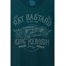 Camiseta de acuarela King Kerosin - Rata Bastarda Turquesa