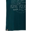 King Kerosin Watercolour T-Shirt - Rat Bastard Turquoise