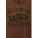 Camiseta de acuarela King Kerosin - Rata Bastardo Marrón