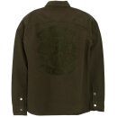 King Kerosin Worker Shirt - Ride Forever Shirt Jacket Olive Vert XL