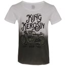 T-shirt Dip-Dye King Kerosin - TCB Vert Olive
