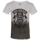 King Kerosin Dip-Dye T-Shirt - Lumberjack Olivgrün