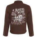 King Kerosin Vintage Canvas Worker Jacket - Bikers Work...