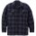 King Kerosin Lumberjack / Denim Kevlar Reversible Jacket - Turning Shirt Bleu