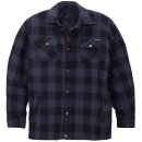 King Kerosin Lumberjack / Denim Kevlar giacca reversibile - Camicia Turning Blue 3XL
