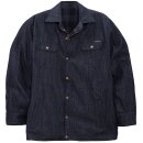 King Kerosin Woodcutter / Denim Kevlar Reversible Jacket - Turning Shirt Blue 3XL