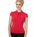 Dancing Days Vintage Blouse - Free Ride Red S
