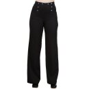 Dancing Days Flared Trousers - Stay Awhile Black M
