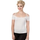 Banned Rockabilly Top - Reminisce White XL