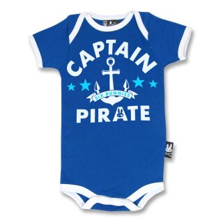 Six Bunnies Baby Romper - Captain Pirate 0-3 Months