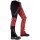 Black Pistol Jeans Hose - Freak Pants Rot gestreift