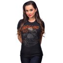 Steady Clothing Camiseta de motociclista de Ladies Rockabilly - Thrilling Death