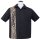 Steady Clothing Vintage Bowling Shirt - Music Note Leopard