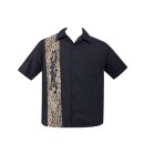 Abbigliamento Steady Vintage Bowling Shirt - Music Note Leopard L